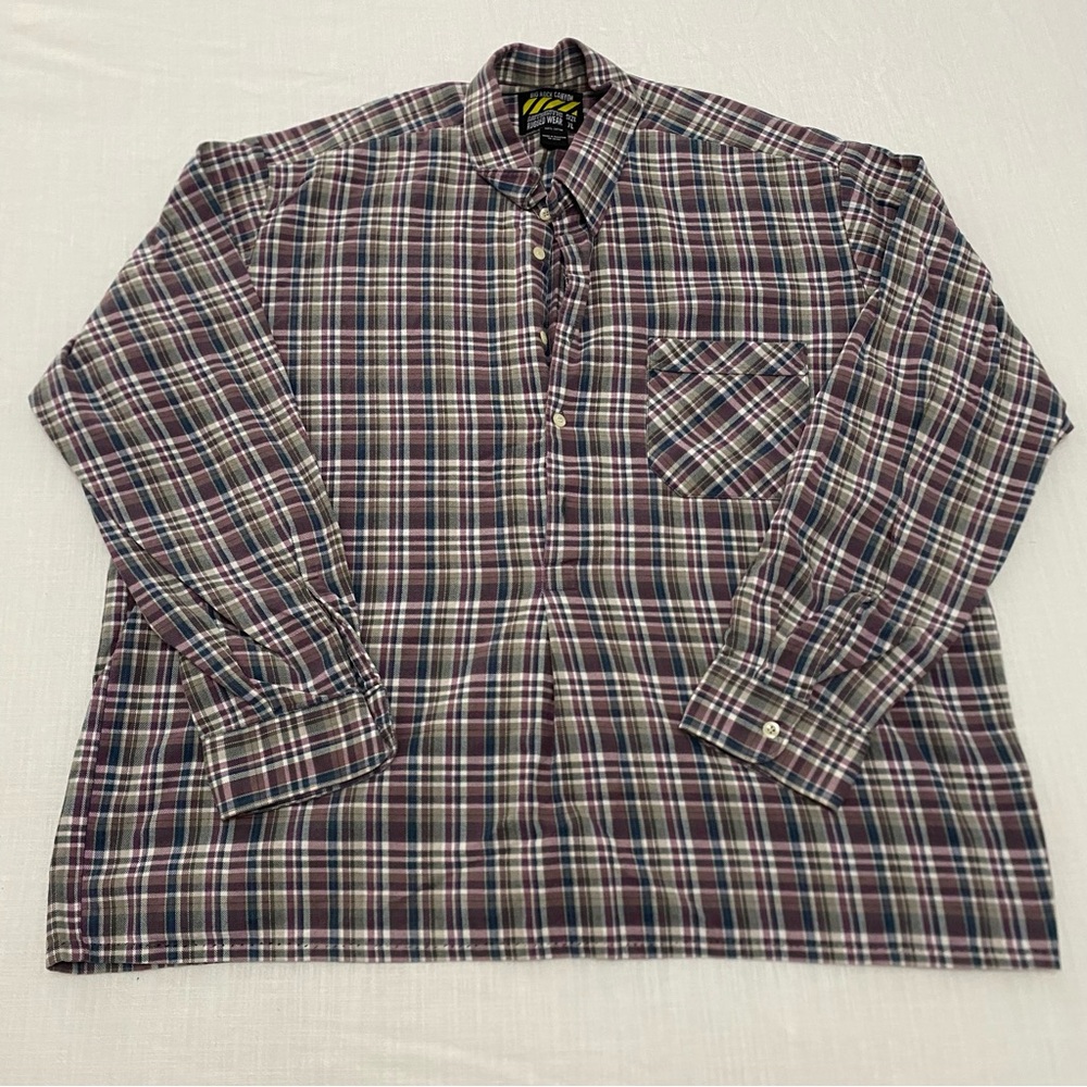 Big Rock Canyon Rugged Wear Plaid Button-Up Shirt
